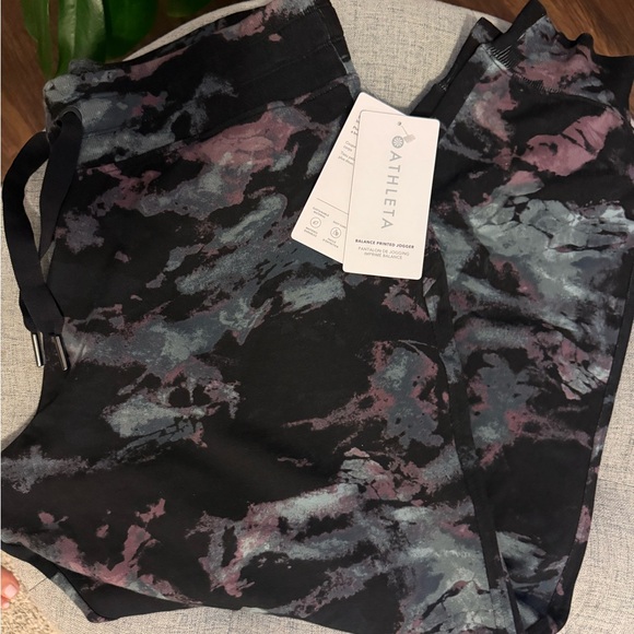 NWT✨Athleta Balance Printed Jogger Black Sz 1X 29” inseam 17” waist Retail $89 - Picture 2 of 4